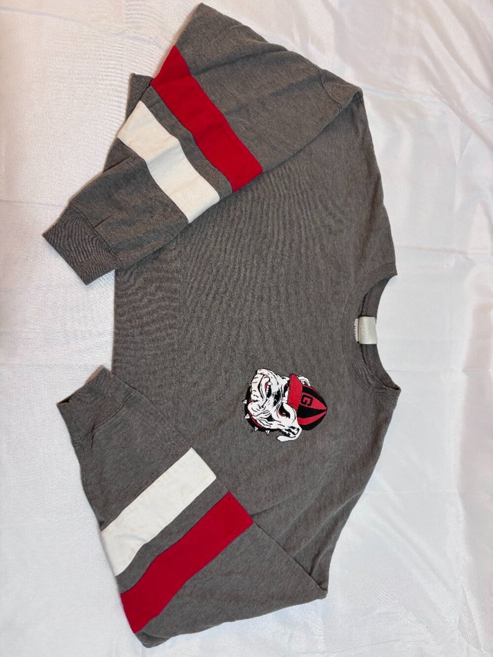 Georgia Bulldogs Knights Apparel Gray Long-Sleeve Shirt Women’s M 8/10